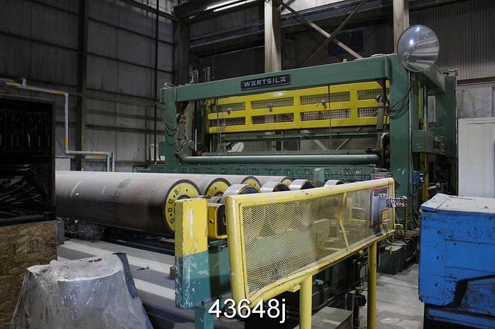 Used 238" Wire Width Complete Fourdrinier Paper Machine #43648