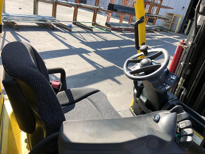 Used 12,000 POUND ROLL CLAMP FORKLIFT TRUCK W/ 60” DIAMETER CASCADE ROLL CLAMP