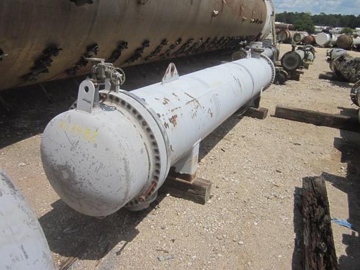 Used Used Ward Tank and Heat Exchanger approximately 966 square foot 316L stainless steel Shell and Tube Heat Exchanger
