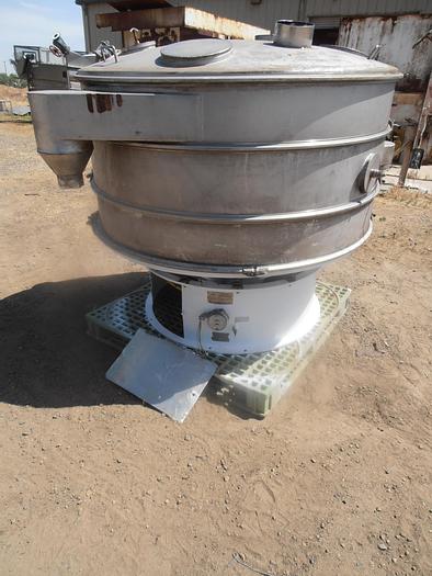 Used Screen, Sweco, 60", S/st, Double Deck, Dust Cover, #S740506