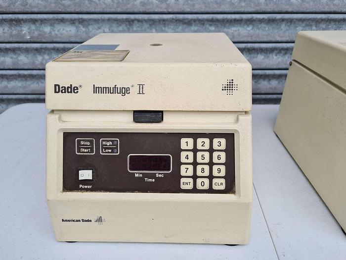 Used Dade Immufuge II Centrifuge