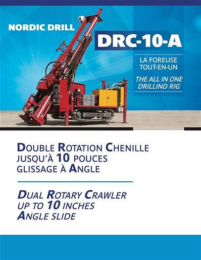 Used 2014 Nordic Drill DRC-10-A Crawler Drill Rig - Sold