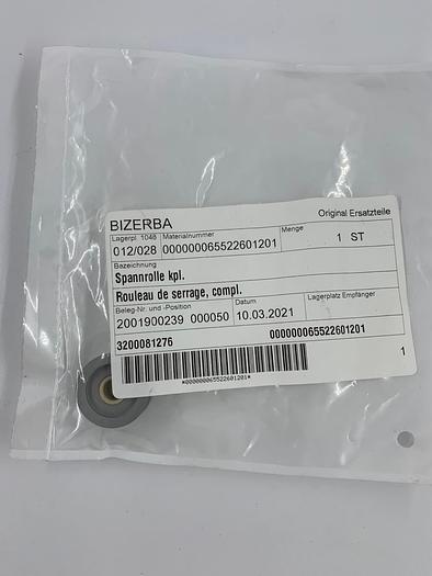 Bizerba Spare Parts Spannrolle kpl. Part No. 65522601201