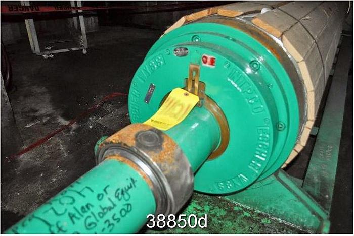 Used Sulzer Escher Wyss 2-Roll Single Nip Calender Stack, 171" Face #38850