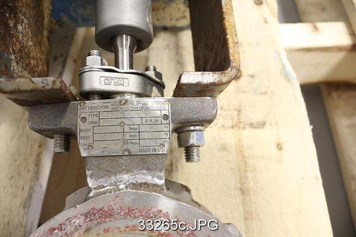 Used Neles Jamesbury L15CMRC03AACA 3" Control Butterfly Valve #33265