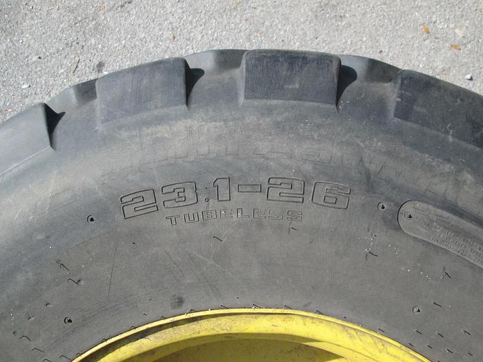 Used Goodyear 23.1-26 Turf Tires And Rims