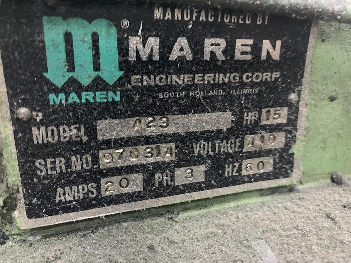 Used MAREN MODEL 423 HORIZONTAL CLOSED DOOR BALER