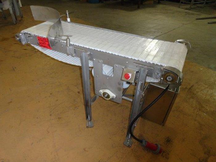 Used Stainless Steel Belt Conveyor; 17-1/2"W x 5'L