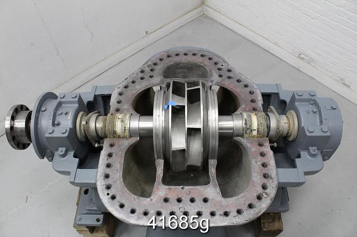 Used Sulzer ZUU-50 Double Suction Fan Pump, 20x24, Stainless Steel #41685
