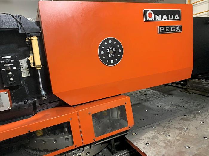 Used 1988 33 Ton Amada Pega 357 CNC Turret Punch