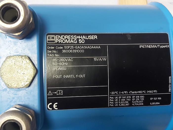 Gebraucht Endress und Hauser Promag P 50P25-EA0A1AA0A4AA