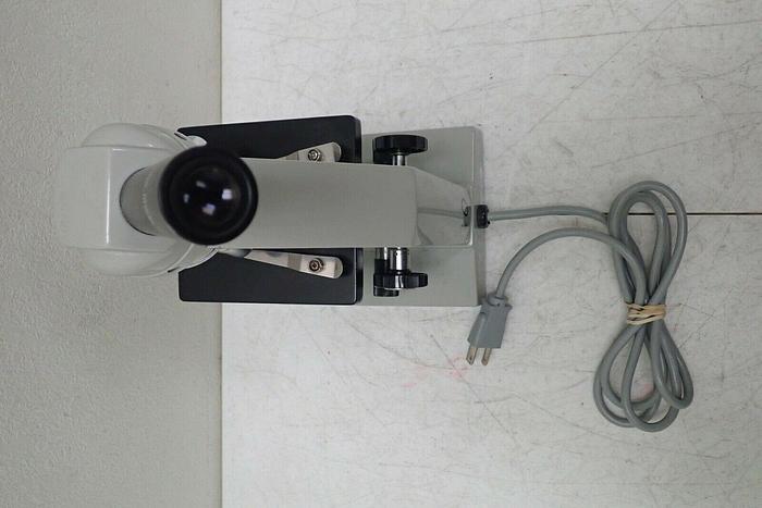 Used L & M Microscope Co. 903-217-2780 Student Compound Microscope w/ 3 Objectives