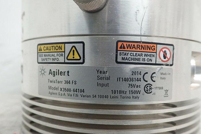Used Agilent X3500-64104 TwisTorr 304 FS Vacuum Pump