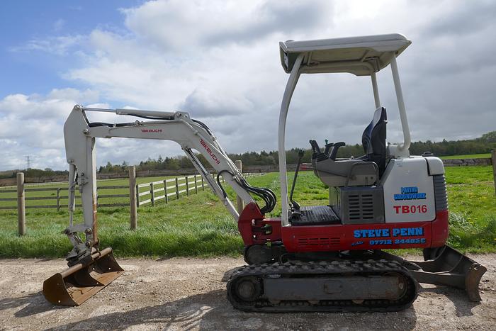 Used 2009 TAKEUCHI TB016