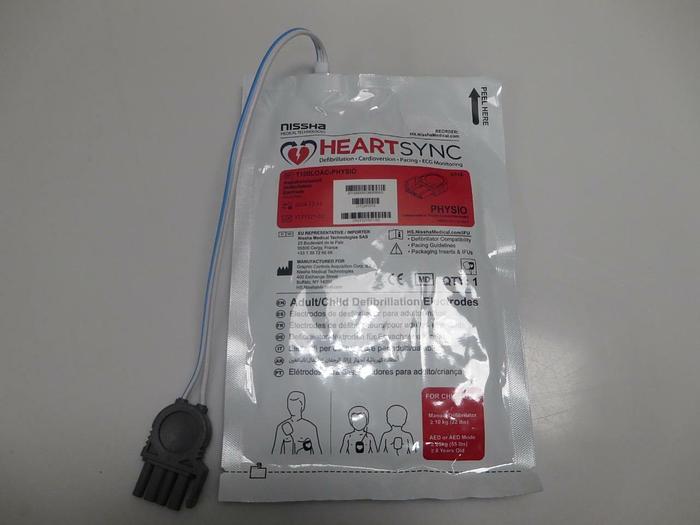 Used Lifepak 12 Biphasic 3 Lead SPO2 ECG Pacing Analyze AC ADAPTER