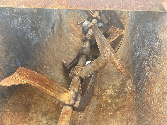Used Used Marion Mixer approximately 100 cubic feet carbon steel Paddle Mixer