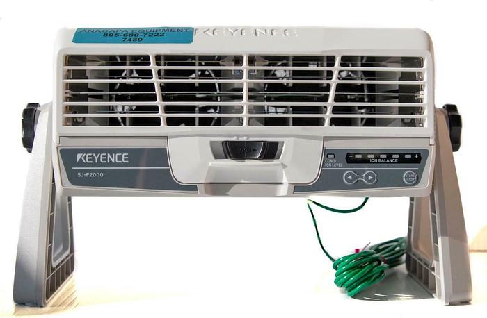 Used Keyence SJ-F2000 Ion Balance Wide-Area Static Elimination Blower (7489) W