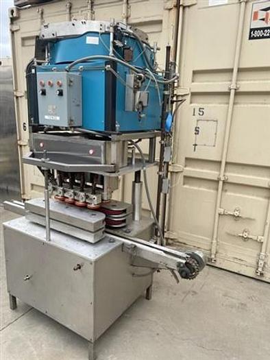 Used Capper, Ron Ungar, 8-Spindle, Cap Rotary Feeder #S744595