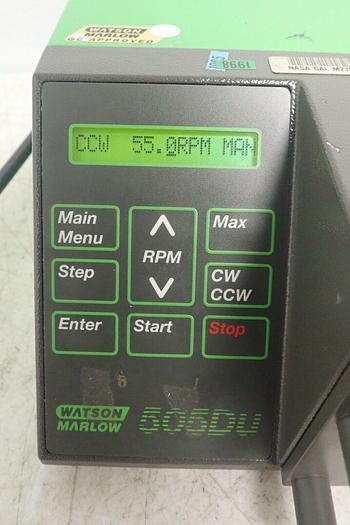 Used Watson Marlow 505DU Digital Auto 55RPM Peristaltic Pump