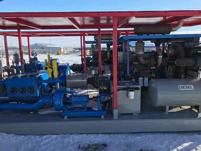 Used (2) NOV Triplex Well Service Pumps