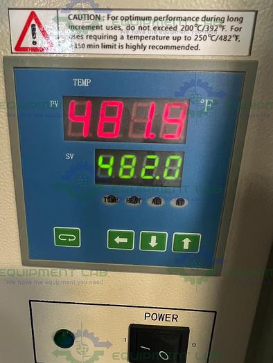 Used Hardware Factory Store HFS DZF-6050-T Vacuum Oven 1.9 Cu Ft, 482°F