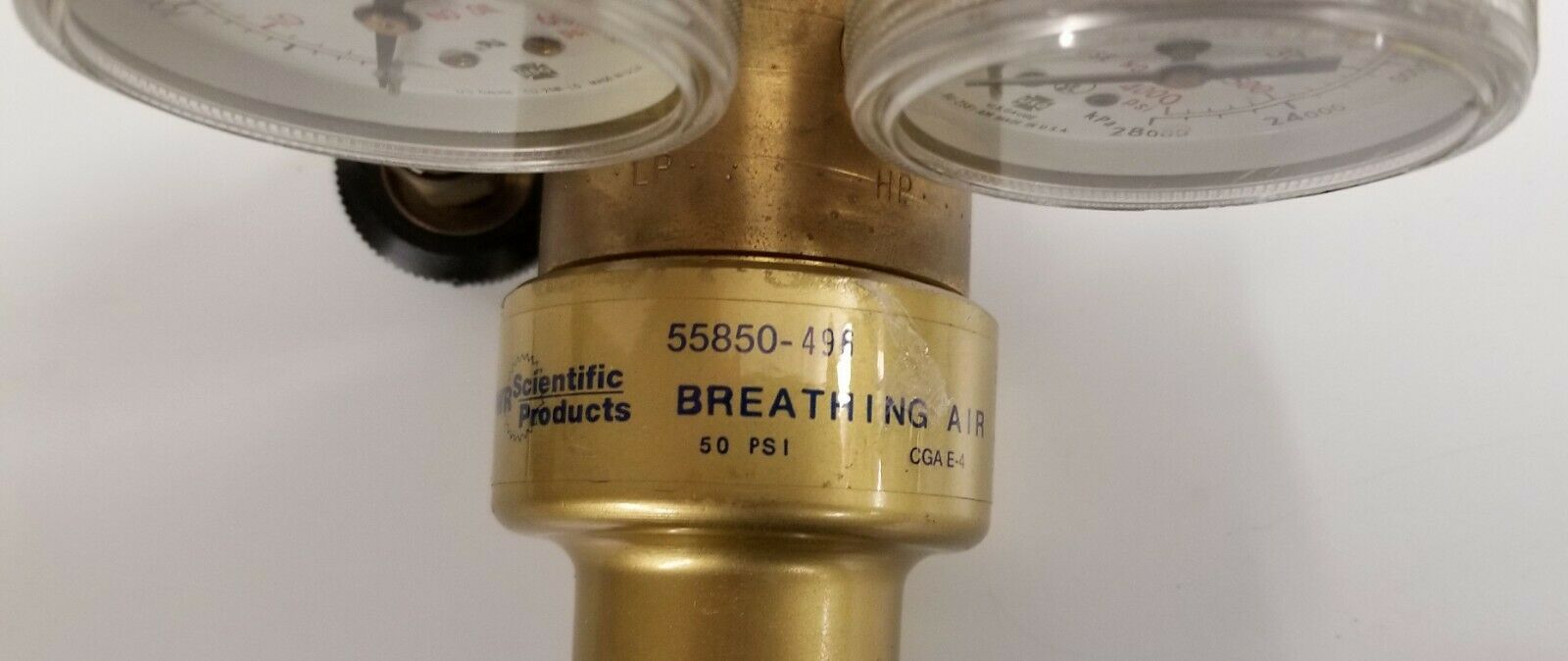 Used VWR 55850-496 Single Stage Regulator for Breathing Air (CGA 346)