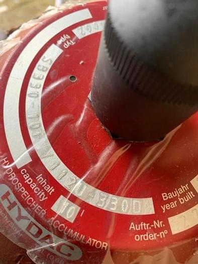 Hydac Bladder Accumulator SB330-10F1/112U-330D