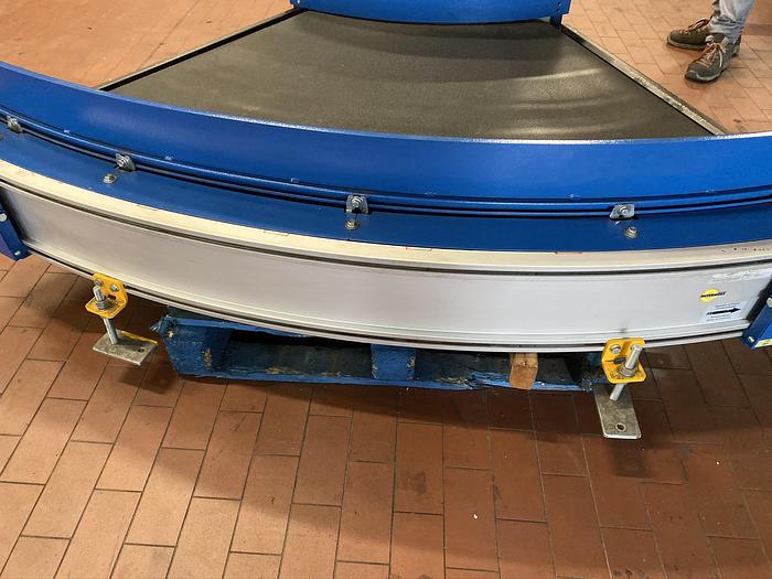 Gebraucht INTERROLL Gurtbandkurve 45 Grad Kurve