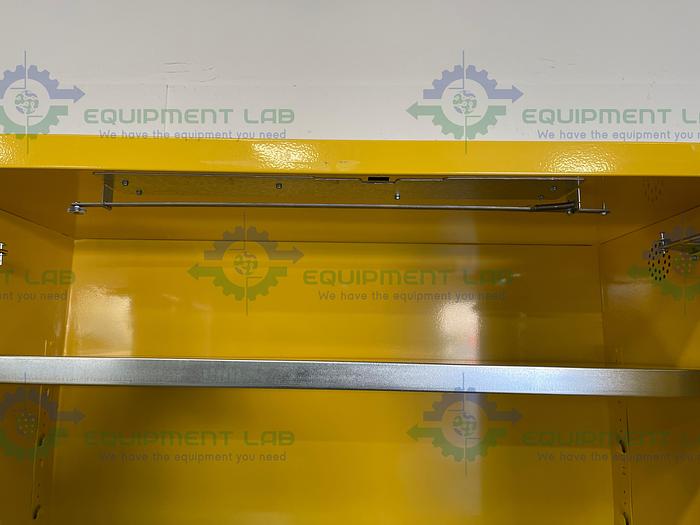 Used Eagle Manufacturing Model 4510 45 Gallon Flammable Liquid Storage Cabinet w/ Soft Close Doors