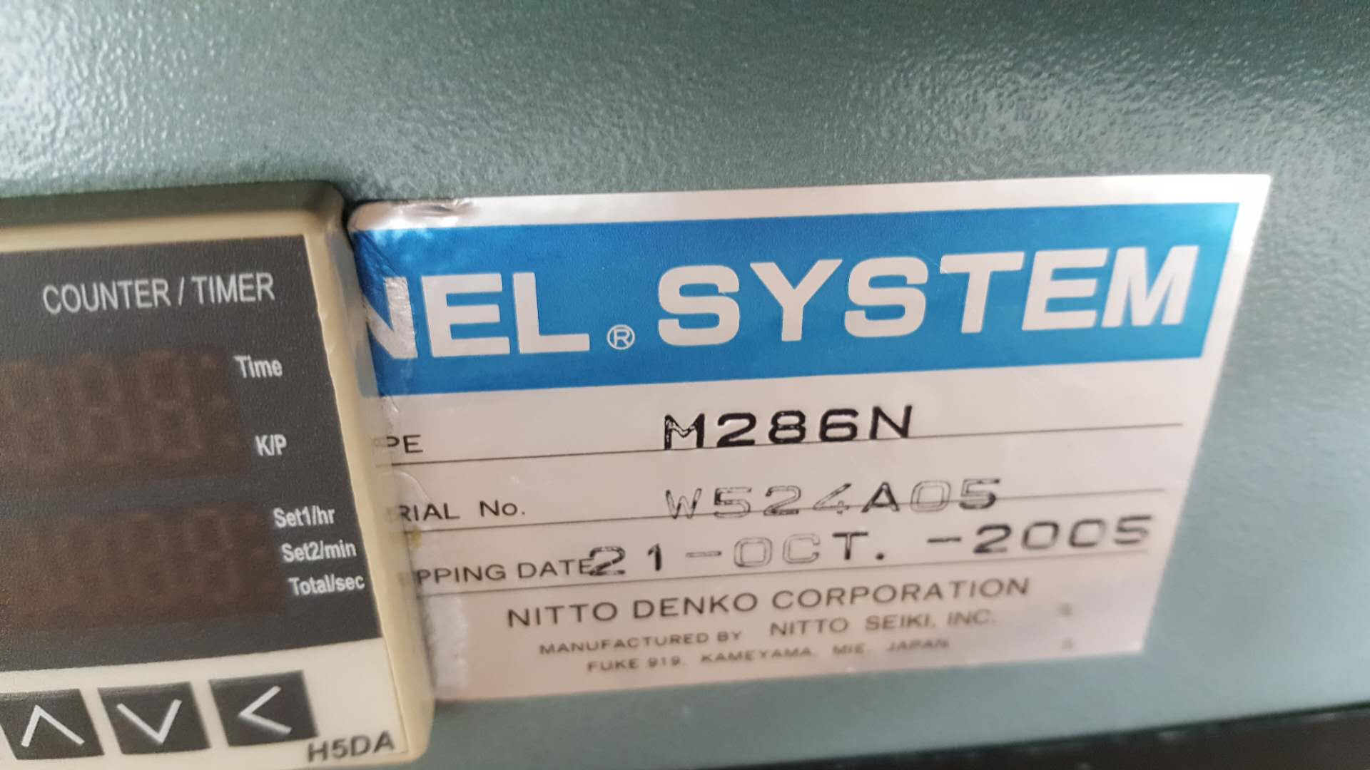 Used 2005 Nitto M286N wafer Mounter