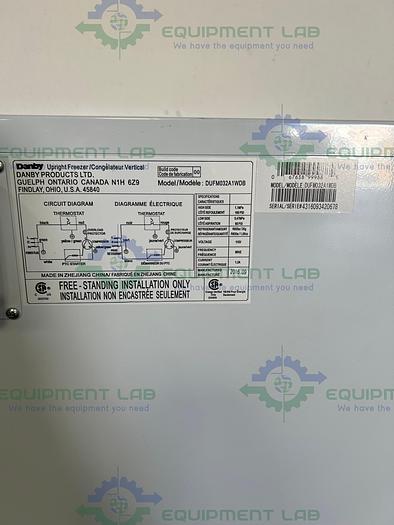 Used Danby Products DUFM032A1WDB Upright Freezer 3.2 Cu. Ft., 115V