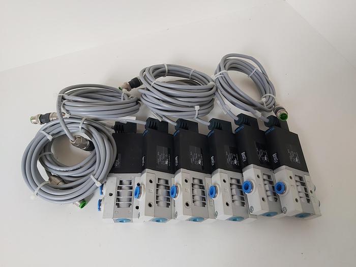 Magnetventil inkl. Kabel, Stecker, MHE4-M1H-3/2G-QS-8, 525190, Festo neu