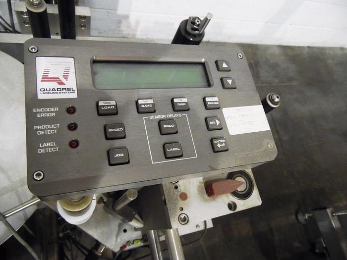 Used Labeler, Pressure Sensitive, Quadrel, Front & Back, (2) #D740893