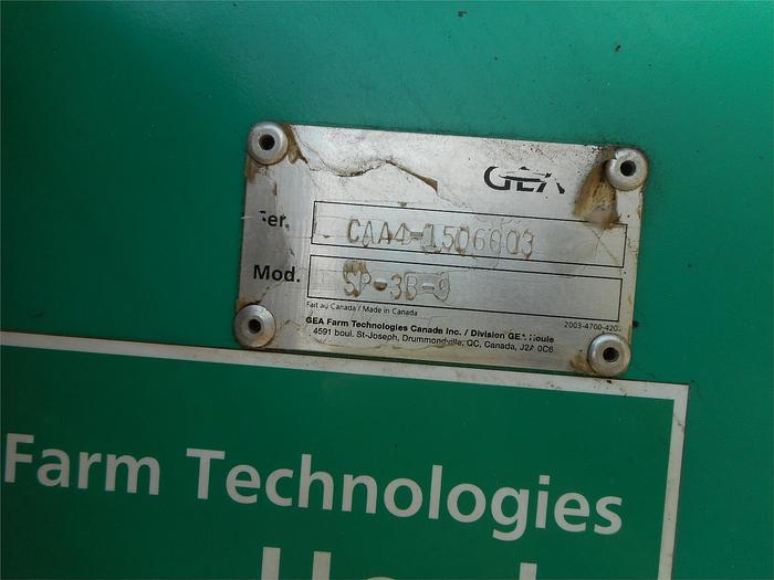 Used GEA SP-3B-9 Manure Pump