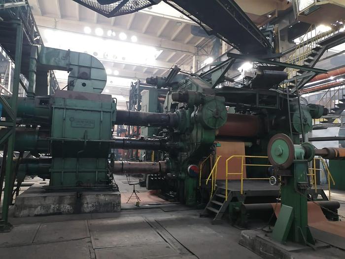 Used Comerio Ercole 2300mm wide 4 roll inverted L Calender