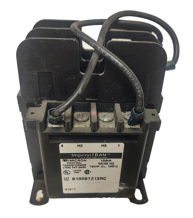 🔥Micron Instruments B100BTZ13RC Control Transformer 100VA
