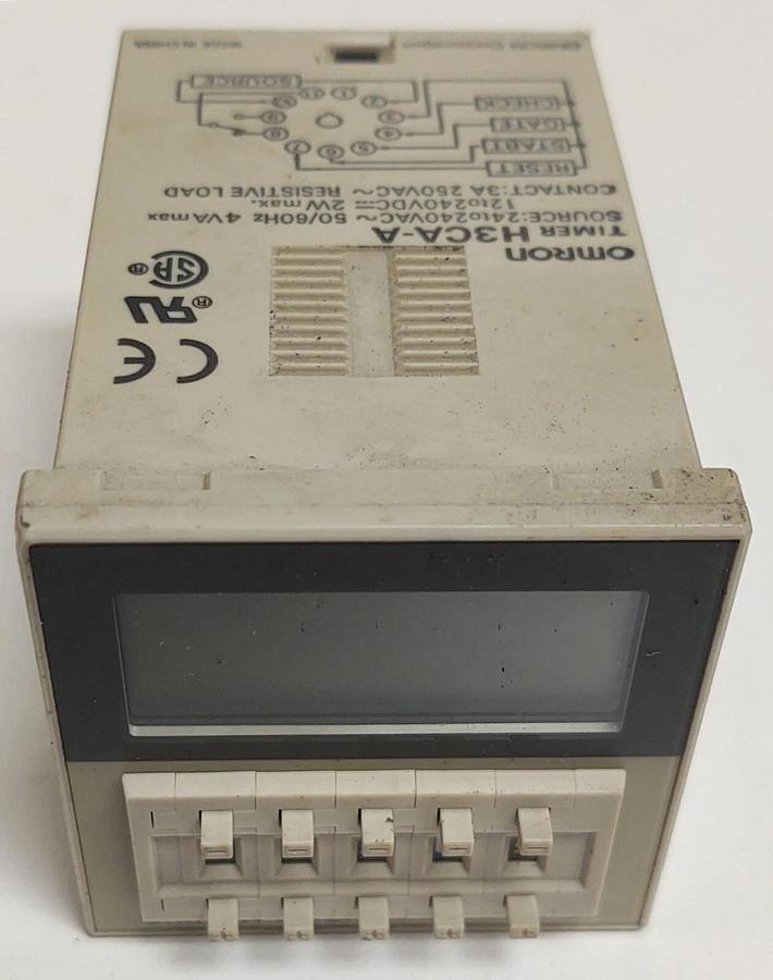 Used 🔥 OMRON H3CA-A H3CAA Solid State Timer Module 24-240 VAC Input