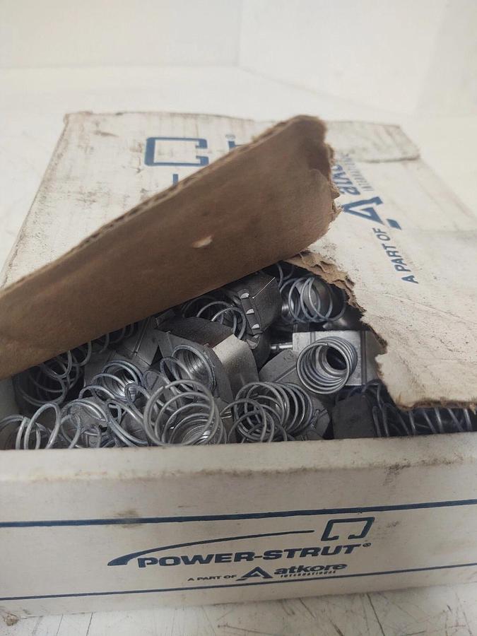 🔥 Power-Strut 72588o PS RS 1/2 ST Channel Nut Regular Spring Box of 100 Atkore