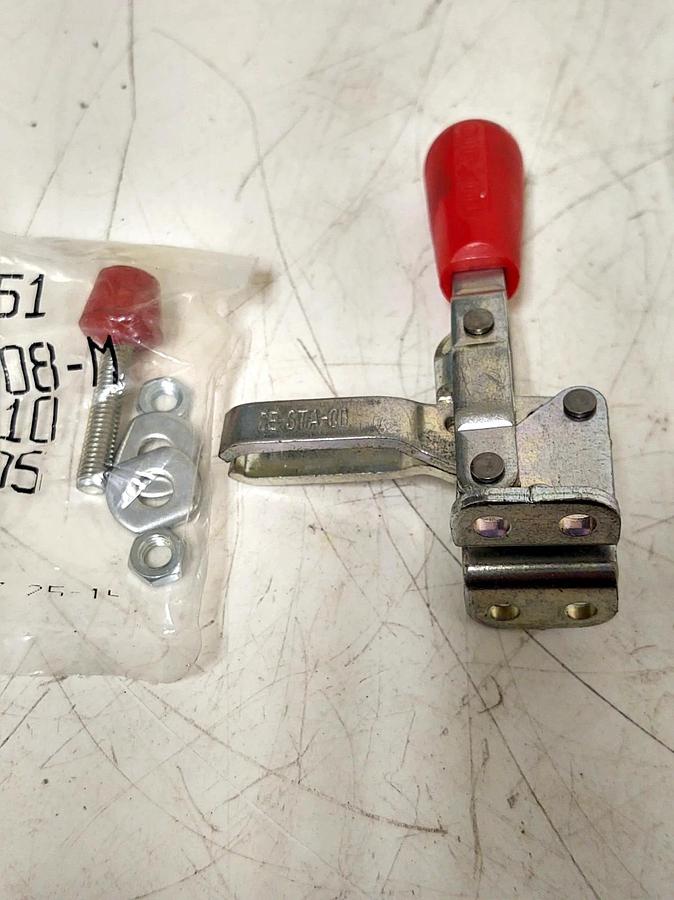 🔥QTY 2 - DE-STA-CO 202-U Toggle Clamp,Vert Hold,200 Lb,H 4.33 3CXW2