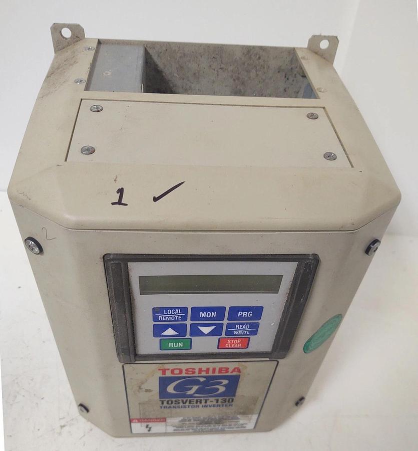 Used 🔥(TESTED) Toshiba VT130G3U2055 TOSVERT-130 Transistor Inverter VFD 5HP 230VAC