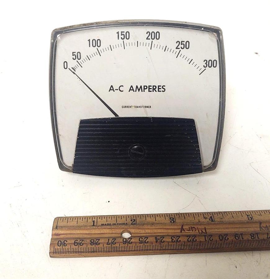 Used 🔥Panel Meter 0-300 A-C Amperes 250440LSRX Panel Gauge