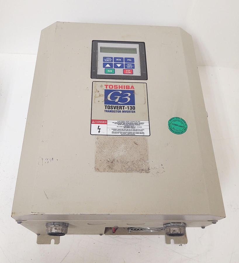 Used 🔥 (TESTED) TOSHIBA G3 VT130G3U2110 TOSVERT-130 TRANSISTOR INVERTER 230V 10 HP