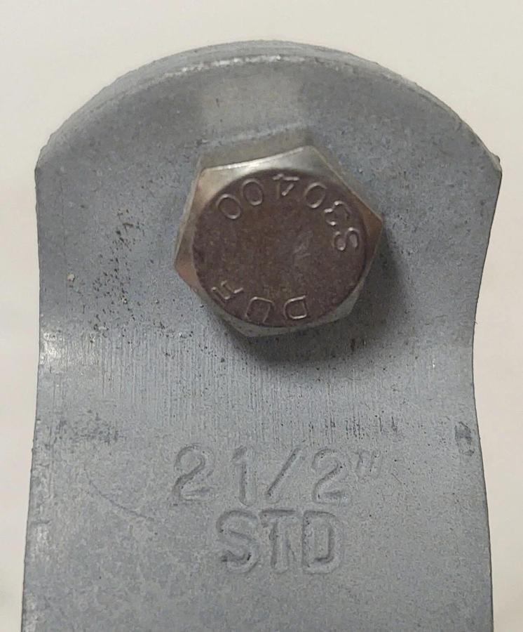 🔥(18 PR LOT) UNISTRUT RGD HDG, Pipe Clamp, 2-1/2", 2.875" OD,