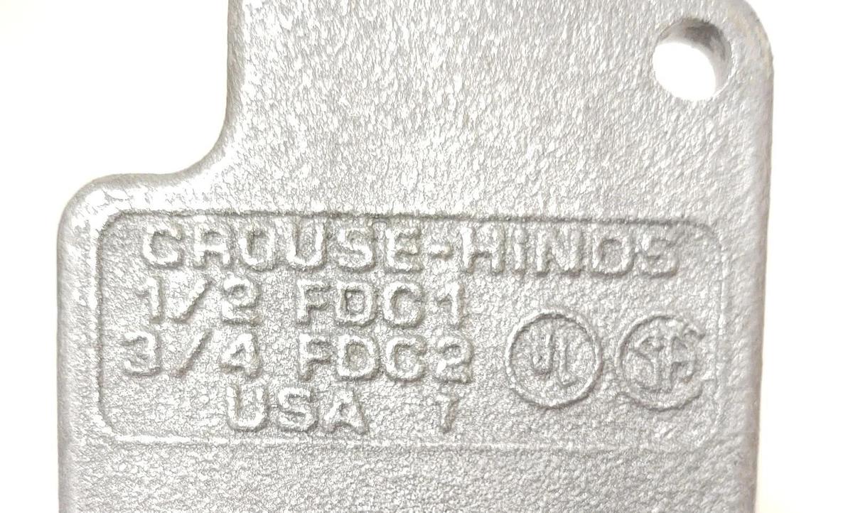 *NEW* Crouse-Hinds FDC 2 Conduit Body, 3/4" *BOX OF 2* Single Gang Explosion