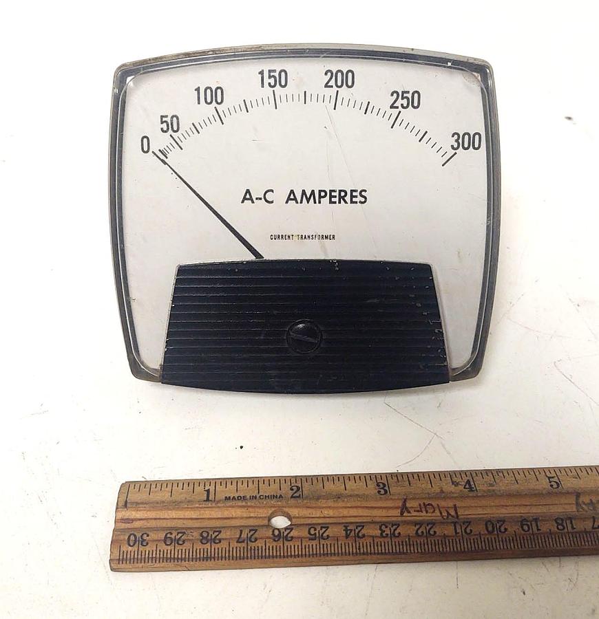 Used đŸ”¥Panel Meter 0-300 A-C Amperes 250440LSRX Panel Gauge