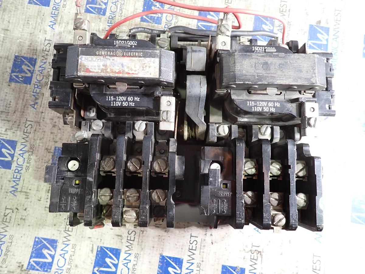 Used 🔥TESTED GE CR306E000AQA Motor Starter Contactor Size 3 120V Coil 600V 3PH