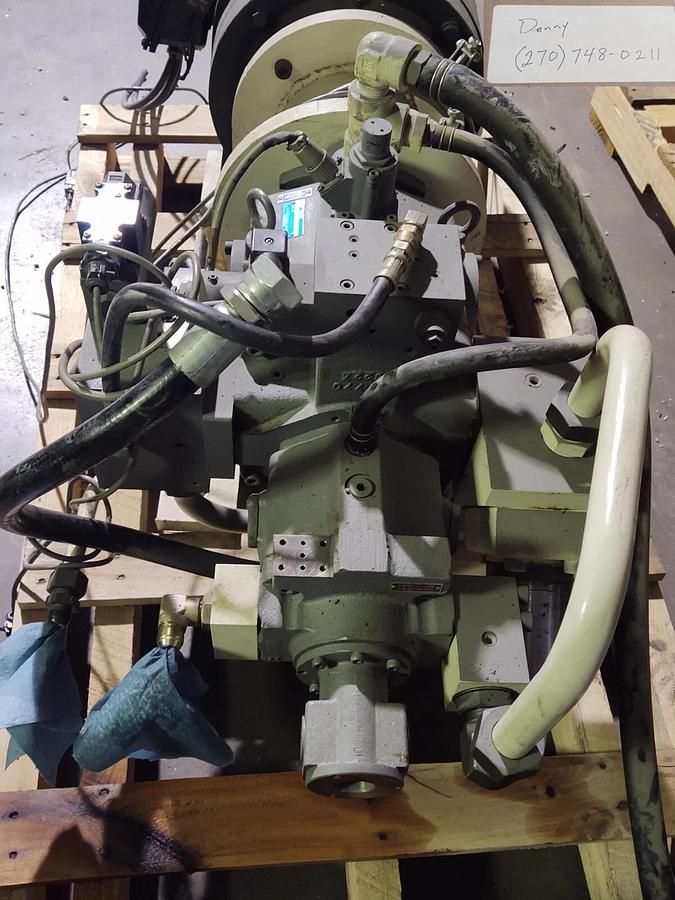 Used LEESON ELECTRIC CO Motor N 284T17DK1A 25HP Tokimec Pump u-P70V7-P16V-L-068-M3