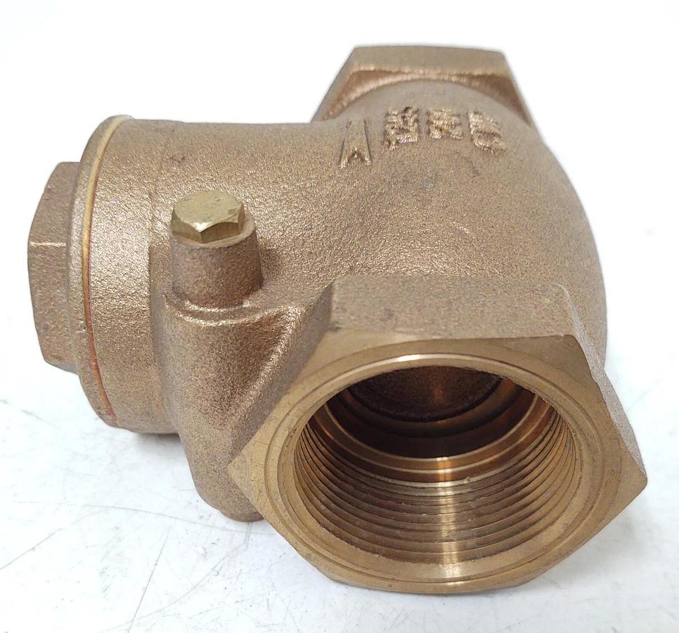 🔥 NEW- CRANE VALVE P/N: 1707S 1-1/2" Bronze Swing Gate Check Valve 125S 200CWP