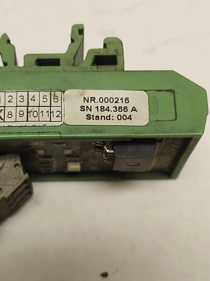 Used Module +B71, SN. 184.366 A, ARB , Circuit Board DIN Rail Card , Arburg