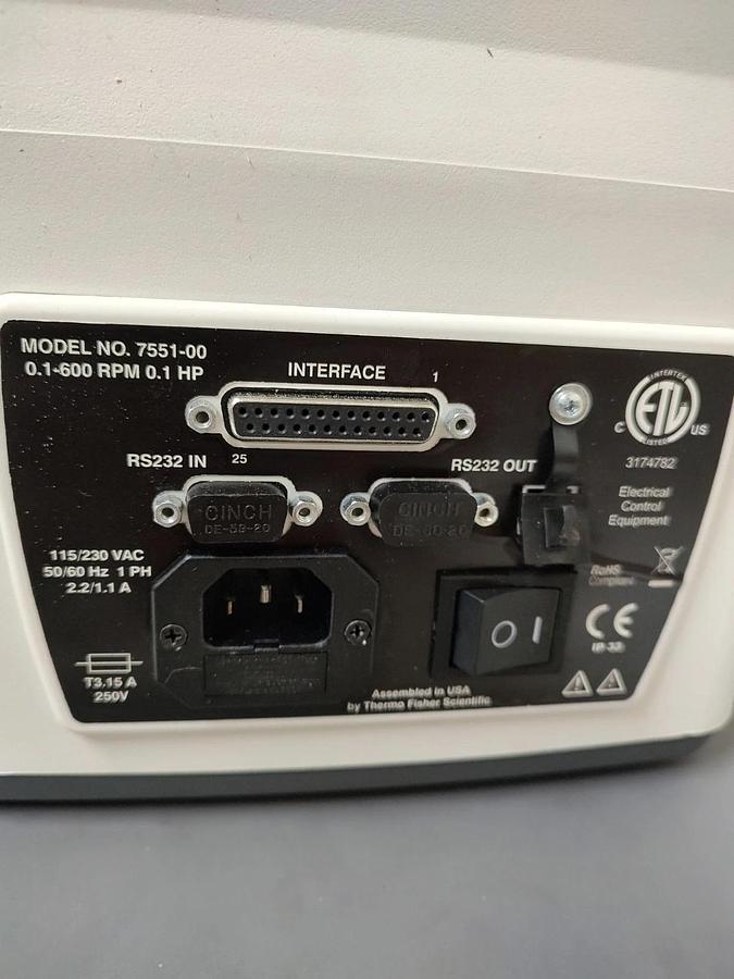 Used 🔥TESTED - COLE PARMER MASTERFLEX L/S 7551-00 Peristaltic Pump #9